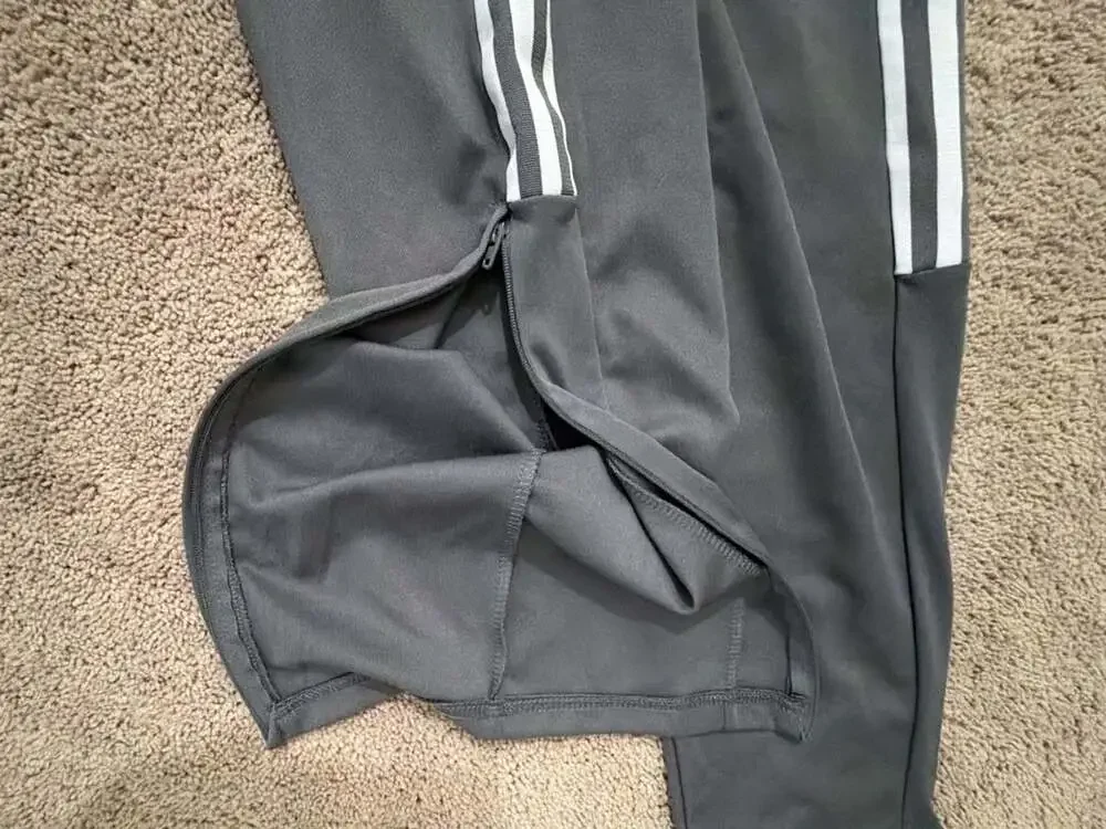 Adidas Tiro 21 Aeroready Gray 3-Stripes Track Pants Men's XL